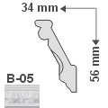 Marbet B-05 Mintás dekorléc